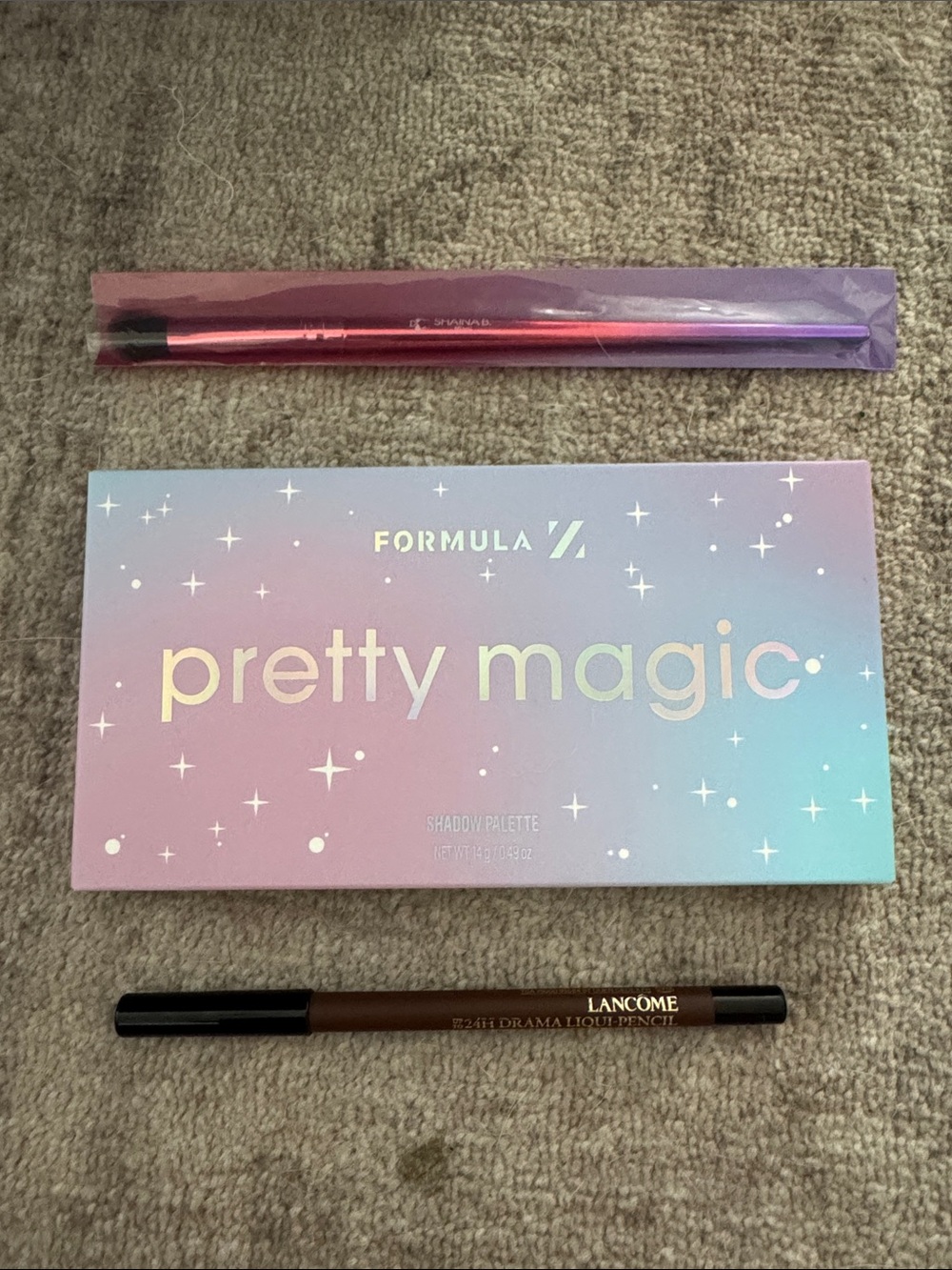 Pretty Magic Eyeshadow Palette - with brush and Lancôme eyeliner